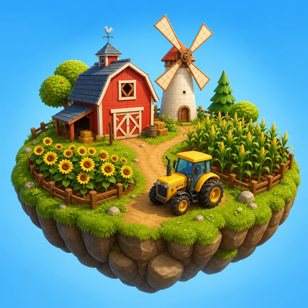 Farm Village in LearnNPlay